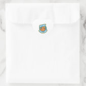 Lazy sloth niet lui energiebesparend grappige sloe hart sticker (Tas)