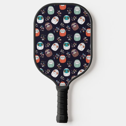 Lazy Sloth Pickleball Paddle (Achterkant)