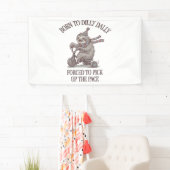 Lazy Sloth Retro Bike Cartoon Spandoek (Insitu)