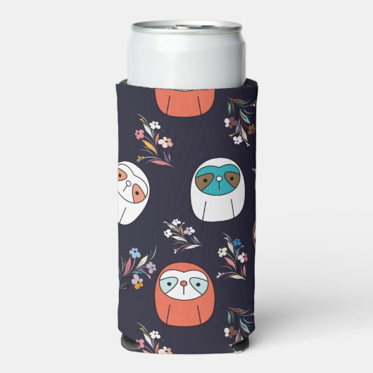 Lazy Sloth Seltzer Blikjeskoeler (Seltzer Voorkant)