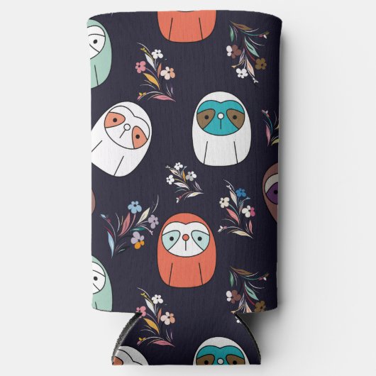 Lazy Sloth Seltzer Blikjeskoeler (Voorkant)