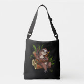 Lazy Sloth Sushi Crossbody Tas (Voorkant)