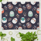 Lazy Sloth Theedoek (Gevouwen)