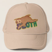 Lazy Sloth Trucker Pet (Voorkant)