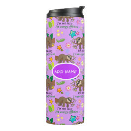Lazy Sloth Violet Orchid Purple Flowers | Hoorten Thermosbeker