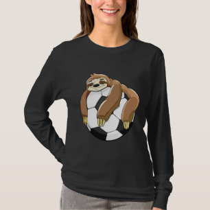 Lazy Sloth Voetbal Team Ball Kinder Sport T-shirt