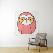 Lazy Sloth Wandkleed (In situ)