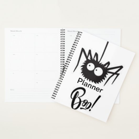 Lazy Spider's Boo-tiful Planner (Display)