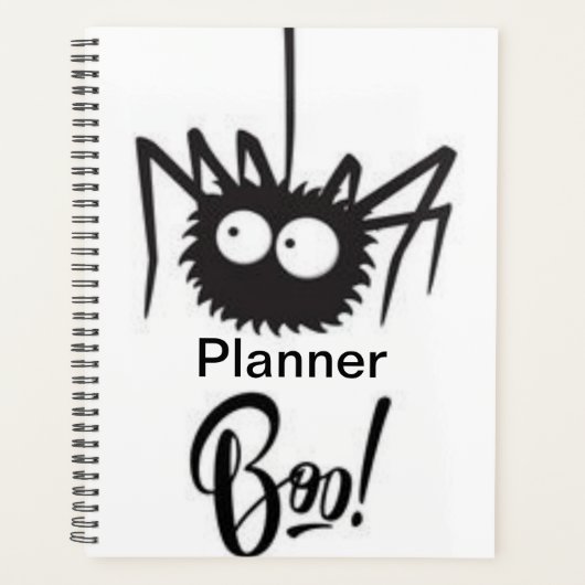 Lazy Spider's Boo-tiful Planner (Voorkant)