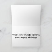 Lazy Squirrel Foto Kaart (Binnen)