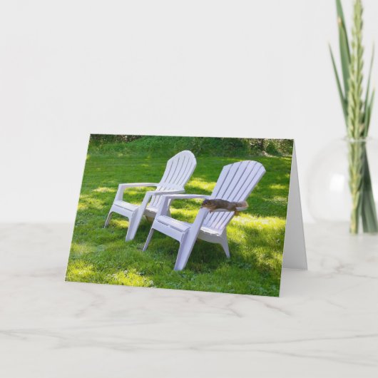 Lazy Squirrel - Wens dat je hier was Kaart (Voorkant)