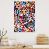 Lazy stadskollage poster (Keuken)