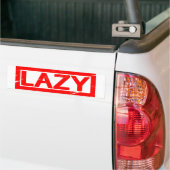 Lazy Stamp Bumpersticker (Op Truck)
