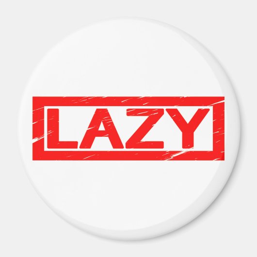 Lazy Stamp Magneet (Voorkant)