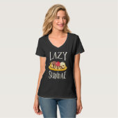 Lazy Sundae Banana Popsicle Split Ice Cream Sweet  T-shirt (Voorkant volledig)