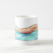 Lazy Sunday Greyhound Illustration Mok (Center)