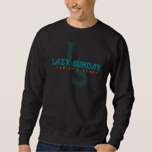 Lazy SUnday groene logo sweatshirt