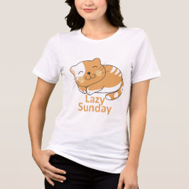 "Lazy Sunday, Happy Heart" T-shirt