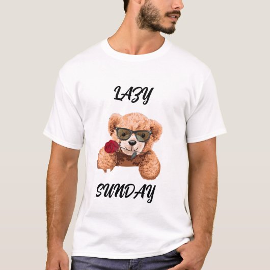 Lazy Sunday Sunday Mood Stay Cozy Weekend Vibes Ch T-shirt (Voorkant)
