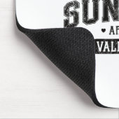 Lazy sundays zijn mijn Valentijn Funny Relaxation  Muismat (Hoek)