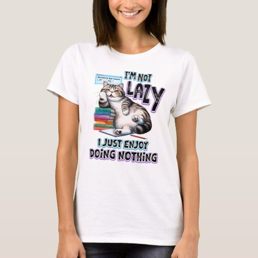 Lazy T-shirt (Voorkant)