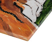 Lazy Tiger gepersonaliseerd Snijplank (Hoek)