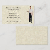 Lazy Waiter Visitekaartje (Voorkant / Achterkant)