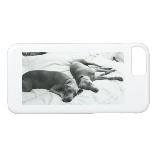 Lazy Weimaraners Case-Mate iPhone Case (Achterkant (Horizontaal))