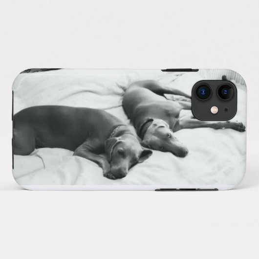 Lazy Weimaraners Case-Mate iPhone Case (Achterkant (horizontaal))