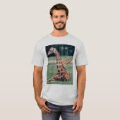 LazyDay Giraffe - as T-shirt (Voorkant volledig)