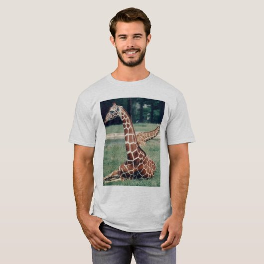 LazyDay Giraffe - as T-shirt (Voorkant volledig)