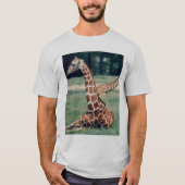 LazyDay Giraffe - as T-shirt (Voorkant)
