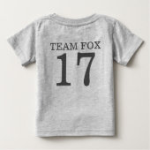 LazyFox collectie Heather Gray T-shirt (Achterkant)
