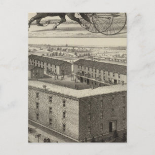 LB Johns' Carriage Works, Abilene, Kansas Briefkaart