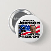 LB Johnson Forever Ronde Button 5,7 Cm (Voorkant /achterkant)