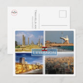 LB Libanon - Beiroet - Briefkaart (Voorkant / Achterkant)