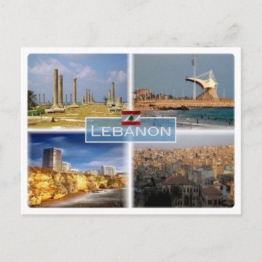 LB Libanon - Beiroet - Briefkaart (Voorkant)