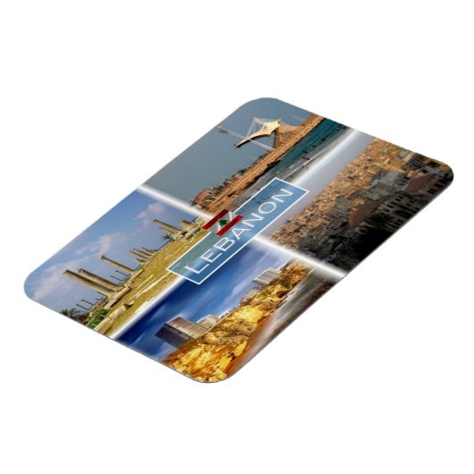LB Libanon - Beiroet - Tripoli - Tire - Magneet (Linkerzijde)