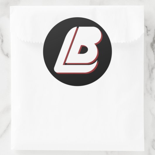 LB-Sticker Ronde Sticker (Tas)