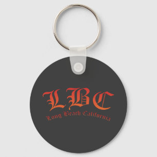 LBC - Long Beach California Sleutelhanger