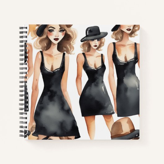 LBD Diva Notitieboek - Little Black Dress Journal (Voorkant)