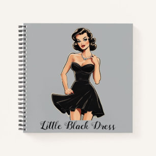 LBD Elegance - Little Black Dress Mode Journal Notitieboek