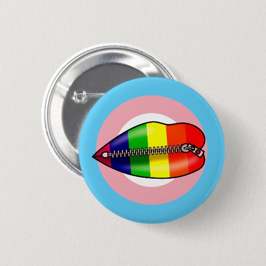 LBGTQ lichtjes in stilte Ronde Button 5,7 Cm (Voorkant /achterkant)