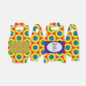 LBGTQA+ Regenboog Cirkel Ontwerp Bedankdoosjes (Uitgevouwen)