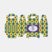 LBGTQA+ trots in regenboogkleuren Bedankdoosjes (Uitgevouwen)