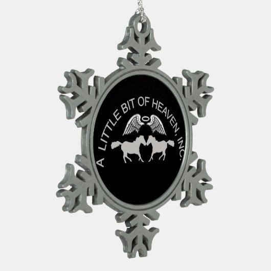 LBH Kerstmis Tin Sneeuwvlok Ornament (Links)