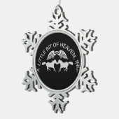 LBH Kerstmis Tin Sneeuwvlok Ornament (Rechts)