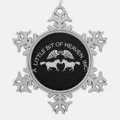 LBH Kerstmis Tin Sneeuwvlok Ornament (Voorkant)