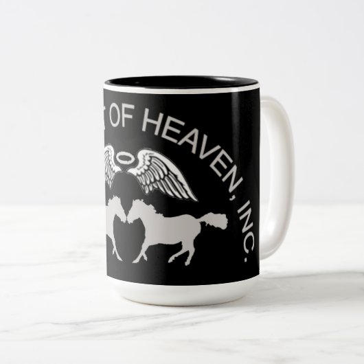 LBH-Mok Tweekleurige Koffiemok (Voorkant rechts)