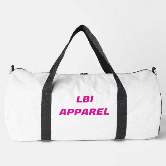 LBI APPAREL TRADEMARKED DUFFLE BEACH BAG PLUNJEZAK (Voorkant)